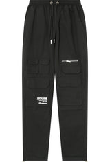 Pantalon poches cargo code barres Noir